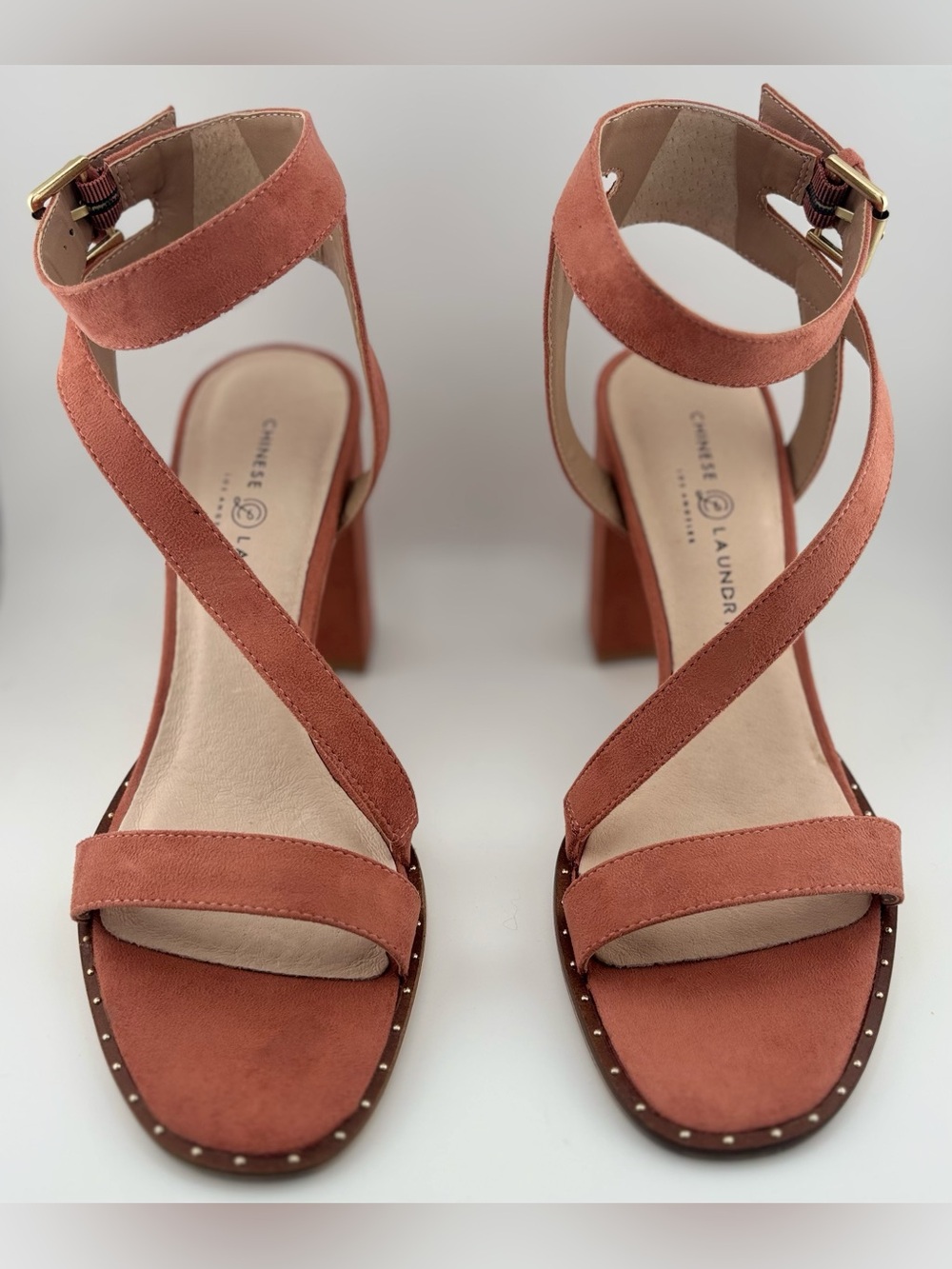 Chinese Laundry Floral Pink Leopard Doll Heels Box